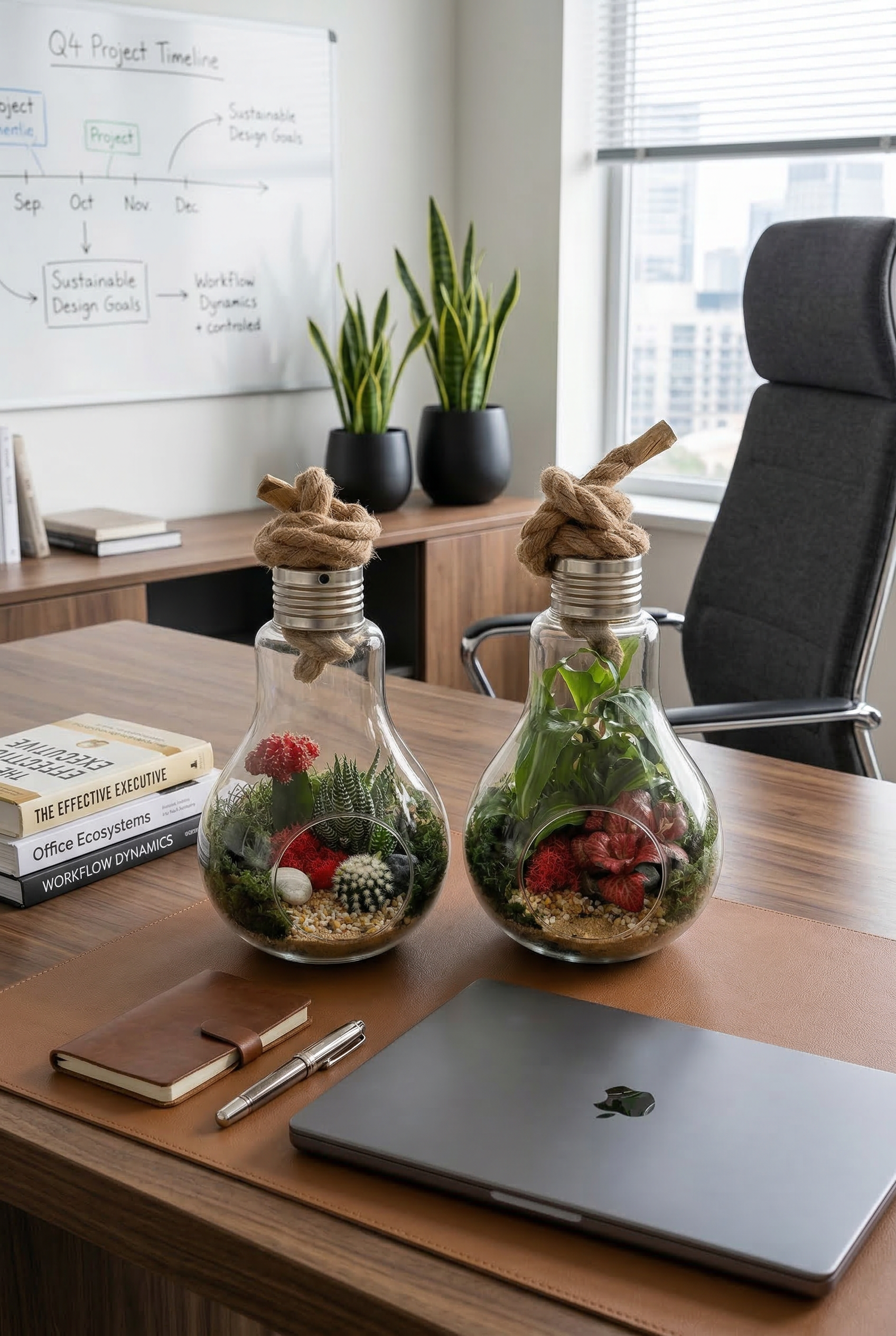 Light Bulb Terrariums Large (Ready-made only)