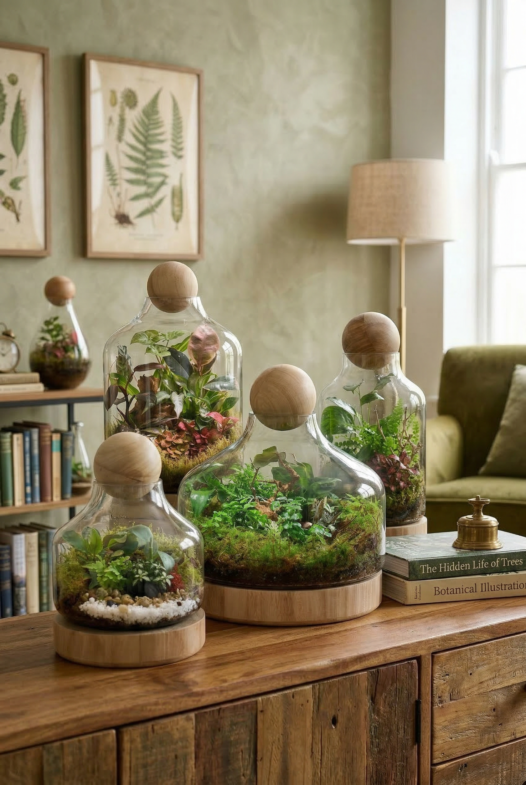 Terrarium Glassware Range - Woody
