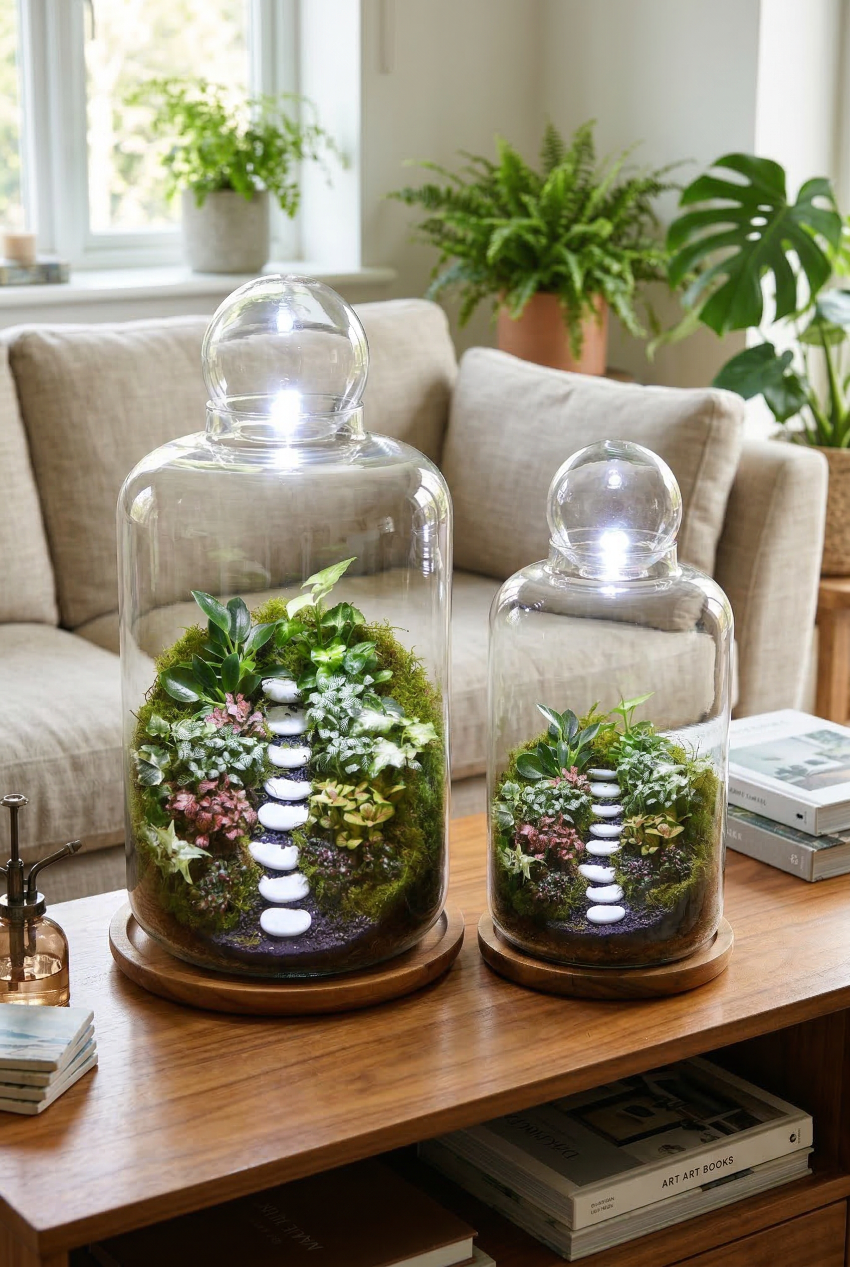 glass cloche plant terrarium Glass Dome Terrarium – Empty Glassware