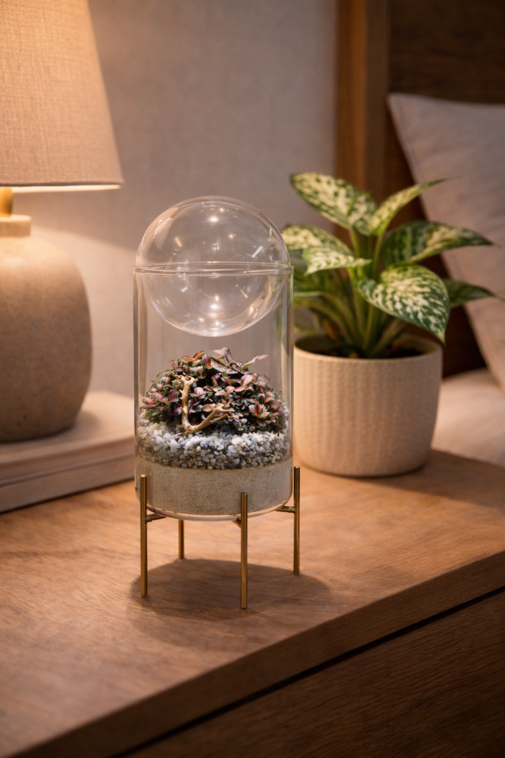 Hurricane Glass Ball Terrarium