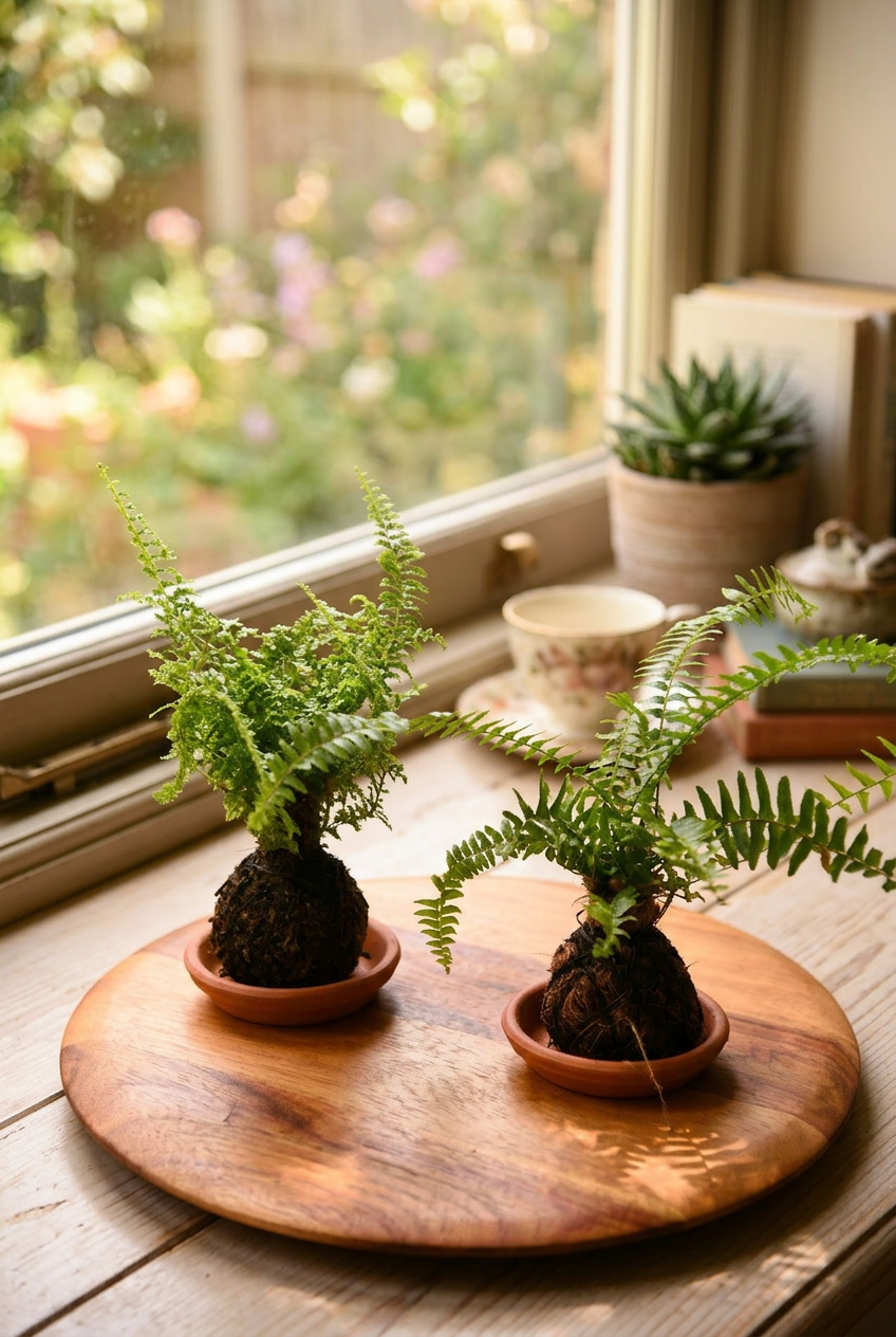 Kokedama Moss Ball – Japanese Indoor Plant Moss Ball (No Pot Plant)