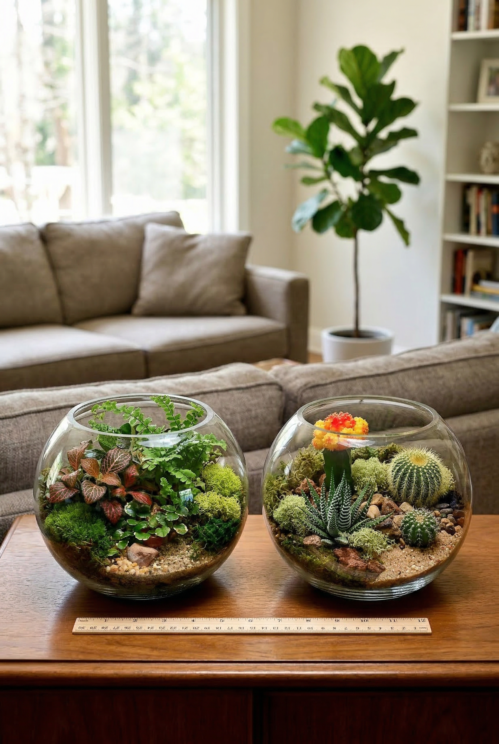 Fishbowl Terrariums (Ready-made or DIY)