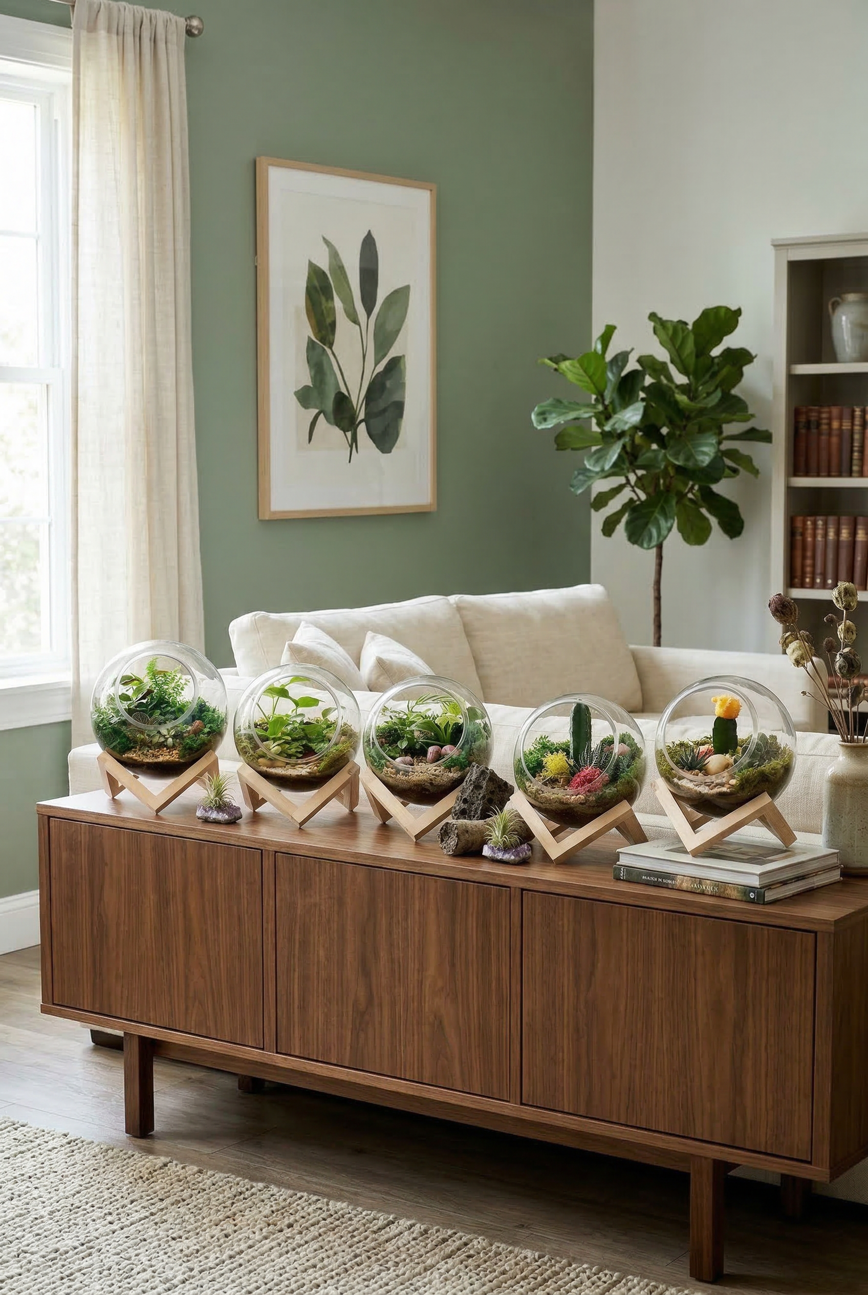 Terrarium Glassware Range - Bowl on base