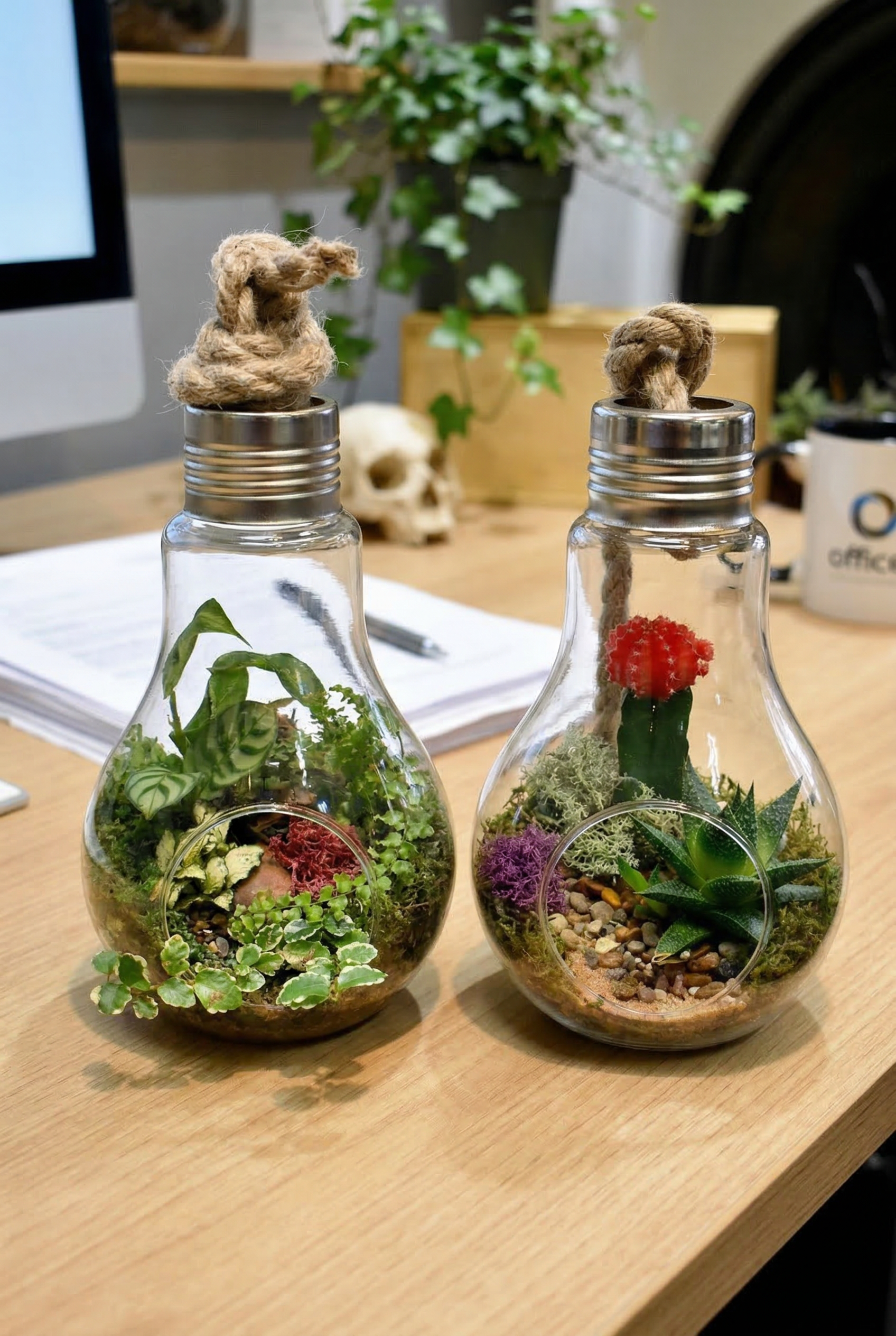 Light Bulb Terrariums Medium