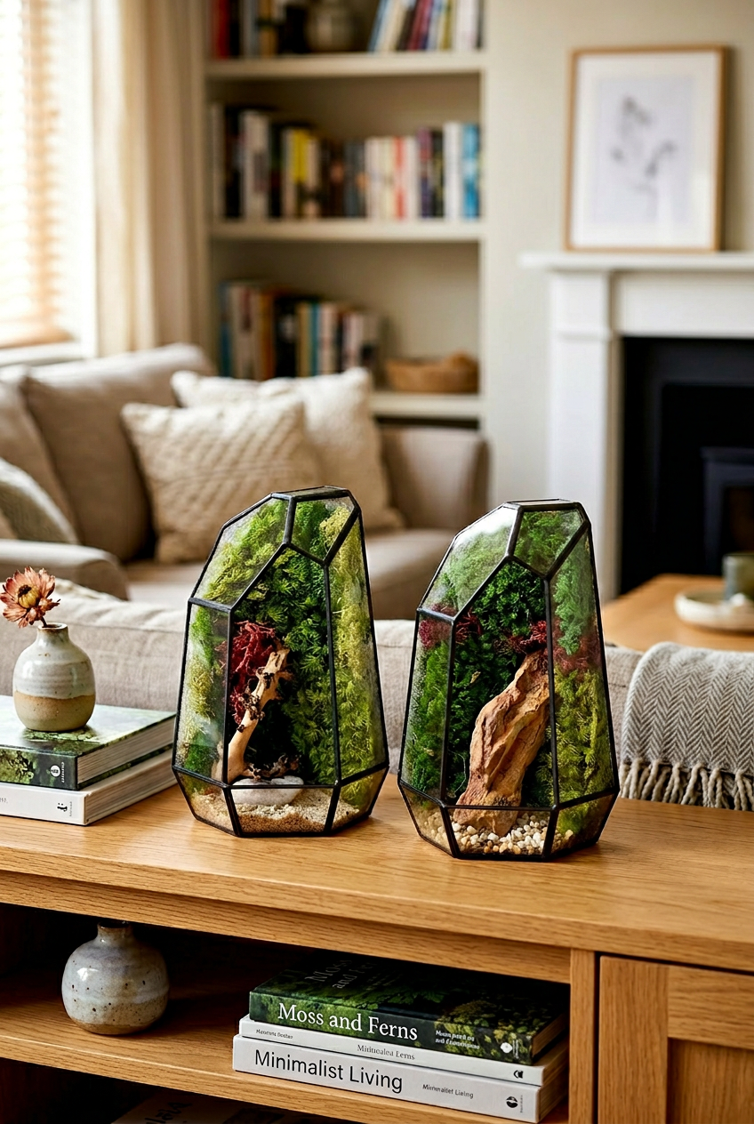 Eternal Moss Mini Geo Terrariums