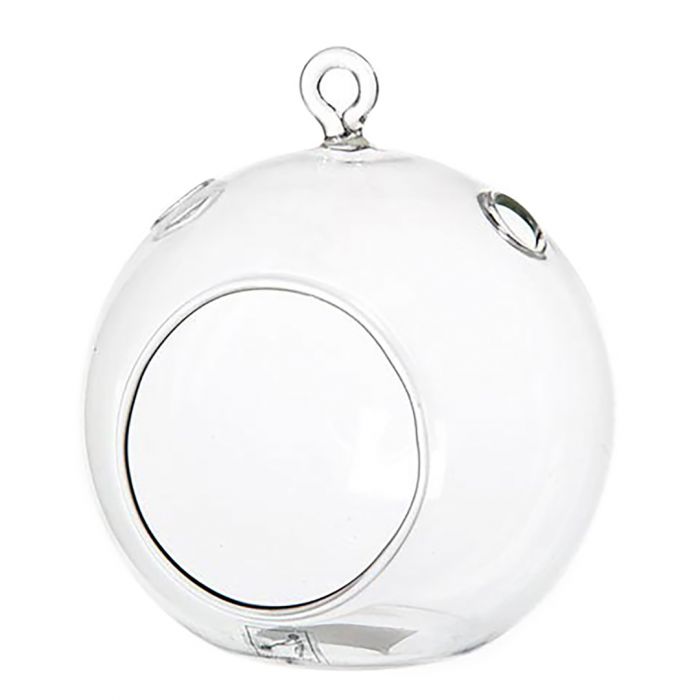 Terrarium Glassware Range - Glass hanging balls (flat bottom)