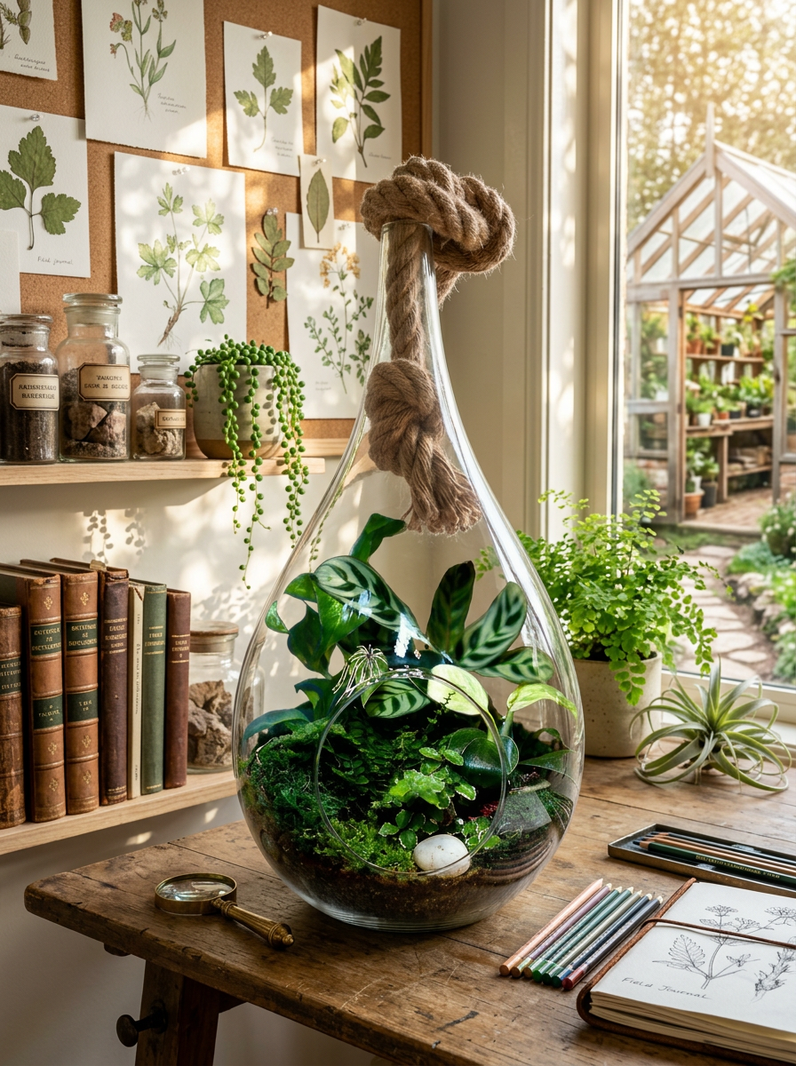 Large Teardrop Terrariums (Ready-made only)