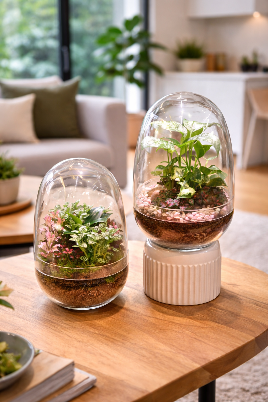 The Egg – Enclosed Terrarium