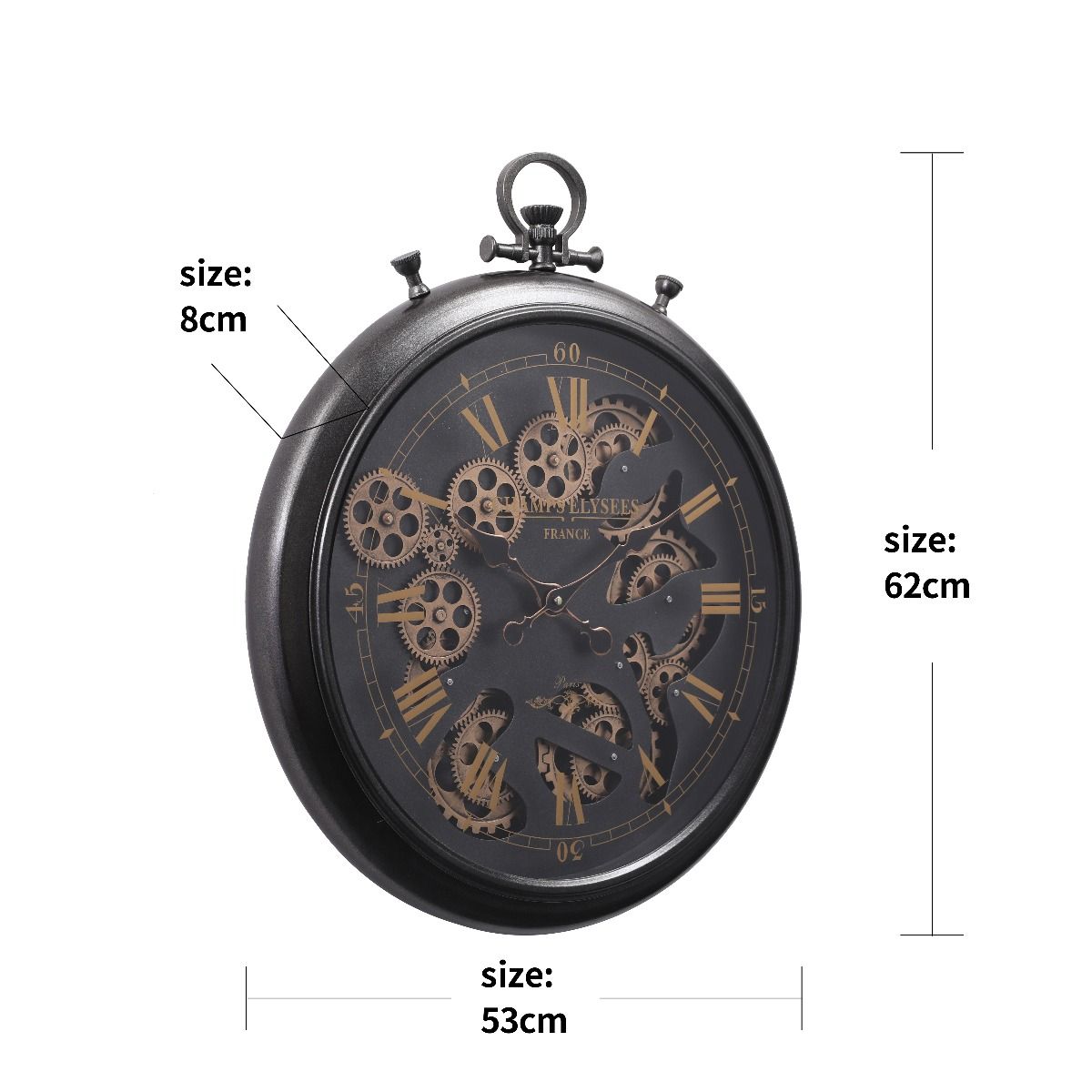 Industrial/vintage-inspired clock range (Free delivery)