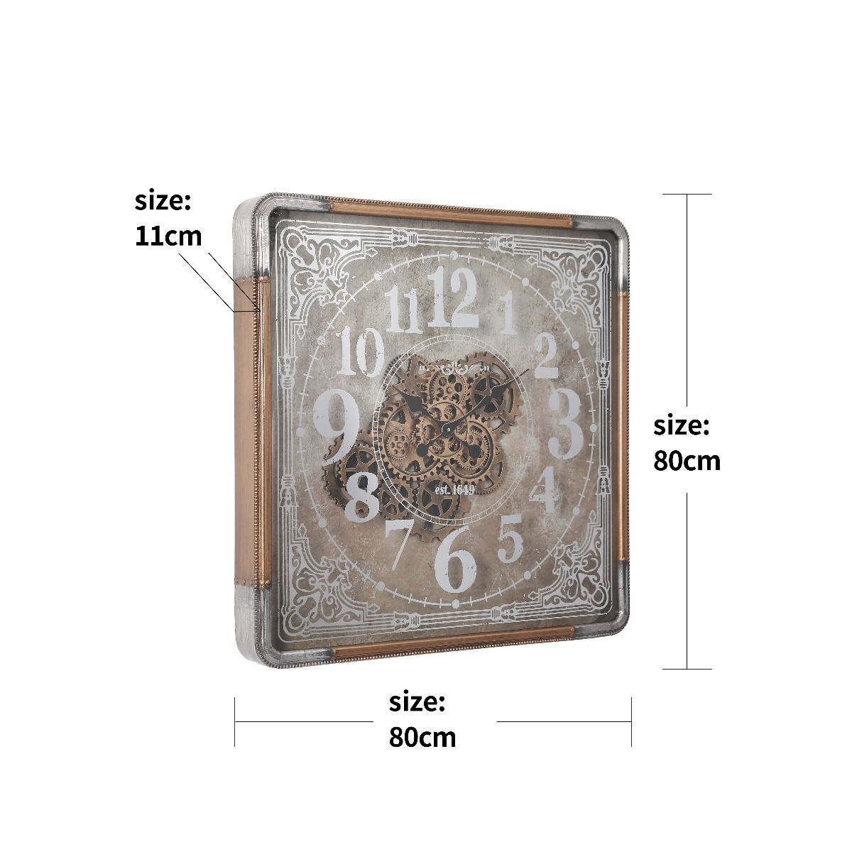 Industrial/vintage-inspired clock range (Free delivery)