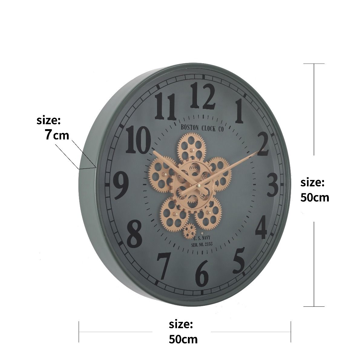 Industrial/vintage-inspired clock range (Free delivery)